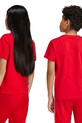 Детская хлопковая футболка adidas Originals TREFOIL TEE IY7423 красный
