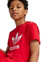 Детская хлопковая футболка adidas Originals TREFOIL TEE IY7423