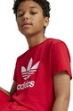 Детская хлопковая футболка adidas Originals TREFOIL TEE IY7423