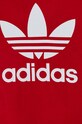 Детская хлопковая футболка adidas Originals TREFOIL TEE красный IY7423