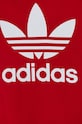 adidas Originals tricou de bumbac pentru copii TREFOIL TEE rosu IY7423