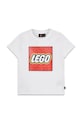 Lego t-shirt bawełniany dziecięcy LWTANO 631 nadruk biały 12011363
