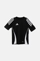 Детская футболка adidas Performance TIRO24SYY круглый вырез чёрный IJ7674