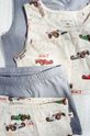 Konges Sløjd top dziecięcy BASIC 2 PACK TANKTOP GOTS 2-pack KS101410 beżowy