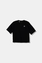 Παιδικό βαμβακερό μπλουζάκι adidas Originals TEE IW3507 μαύρο AW25