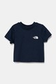 The North Face tricou de bumbac pentru copii REDBOX S/S TEE uni bleumarin NF0A89H58K21
