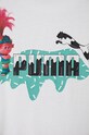 Băieți Puma tricou de bumbac pentru copii X TROLLS Tee 627376 alb