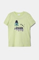 Puma tricou de bumbac pentru copii X TROLLS Tee print verde 627376