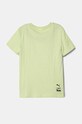 Детская хлопковая футболка Puma X TROLLS Tee 627376 зелёный AW24