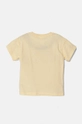 Puma t-shirt in cotone per bambini X TROLLSphic Tee 627383 giallo AW24