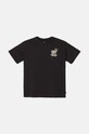 Детская хлопковая футболка Puma ESS+ MID 90sphic Tee круглый вырез чёрный 681874