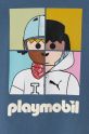 Băieți Puma tricou de bumbac pentru copii X PLAYMOBIL 627394 albastru