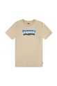 Levi's t-shirt bawełniany dziecięcy FORESTED MOUNTAINS BATWING nadruk beżowy 9EL382