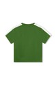 Детская хлопковая футболка Kenzo Kids K60745.86.108 зелёный AW24