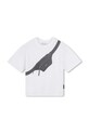 Marc Jacobs tricou de bumbac pentru copii print alb W60256.156