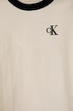 Chłopiec Calvin Klein Jeans t-shirt niemowlęcy IN0IN00282.9BYH beżowy