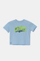 Lacoste t-shirt in cotone per bambini prodotto per bambini blu TJ2444