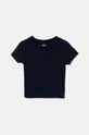 Lacoste tricou de bumbac pentru copii TJ3003 bleumarin AW24