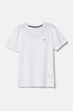Детска памучна тениска Tommy Hilfiger (2 броя) меланж сив UK0UK00073.9BYH