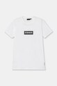 Detské bavlnené tričko Napapijri S-CHAMOIS SS bavlna biela NP0A4HYL0021.168.172