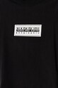 Băieți Napapijri tricou de bumbac pentru copii S-CHAMOIS SS NP0A4HYL0411.98.128 negru