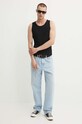 Samsoe Samsoe t-shirt SALARS M24200035 czarny AW24