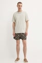 Samsoe Samsoe tricou din amestec de in SAADRIAN M24100073 bej AW24