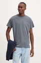 Samsoe Samsoe tricou SACHARLES uni gri M24200031