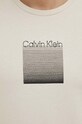 Pamučna majica Calvin Klein bež K10K113107
