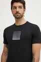 Памучна тениска Calvin Klein черен K10K113107