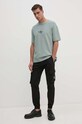 Bavlněné tričko Calvin Klein Jeans J30J325645 šedá AW24