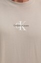 Bavlněné tričko Calvin Klein Jeans J30J325649 béžová