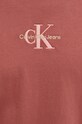 Calvin Klein Jeans t-shirt bawełniany bordowy J30J325649
