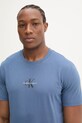 Calvin Klein Jeans t-shirt bawełniany J30J325649 niebieski SS25