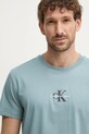 Calvin Klein Jeans pamut póló kék J30J325649