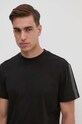 Βαμβακερό μπλουζάκι Calvin Klein Jeans μαύρο J30J325653