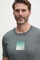 Pamučna majica Calvin Klein Jeans siva J30J325686