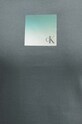 Хлопковая футболка Calvin Klein Jeans J30J325686 серый