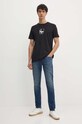 Calvin Klein Jeans t-shirt bawełniany J30J325687 czarny AW24