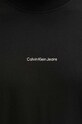 Βαμβακερό μπλουζάκι Calvin Klein Jeans μαύρο J30J325689