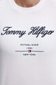 Bavlnené tričko Tommy Hilfiger biela MW0MW33691