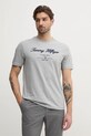 Хлопковая футболка Tommy Hilfiger серый MW0MW33691