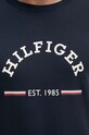 Tommy Hilfiger t-shirt bawełniany MW0MW35466 granatowy