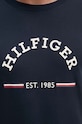 Bavlnené tričko Tommy Hilfiger MW0MW35466 tmavomodrá