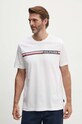 Bavlnené tričko Tommy Hilfiger MW0MW36739 biela AW24