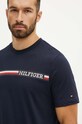 Odzież Tommy Hilfiger t-shirt bawełniany MW0MW36739 granatowy