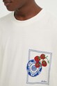 Les Deux t-shirt bawełniany LDM101174 beżowy