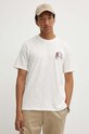 Odzież Les Deux t-shirt bawełniany LDM101177 beżowy