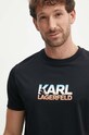 Bavlněné tričko Karl Lagerfeld černá 543225.755404