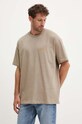 Odzież Les Deux t-shirt bawełniany LDM101197 beżowy